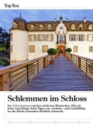 Weiherschloss, Bottmingen - Schlemmen im Schloss