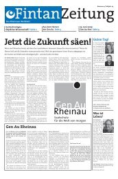Gen Au Rheinau - Getreidezüchtung Peter Kunz