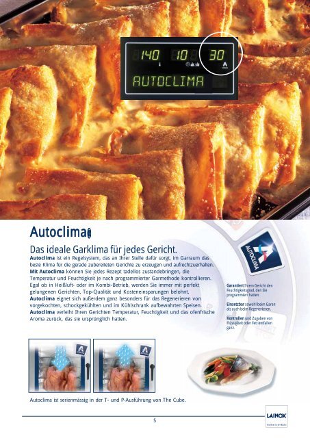 Automatic Creative CookingÂ® - Lainox