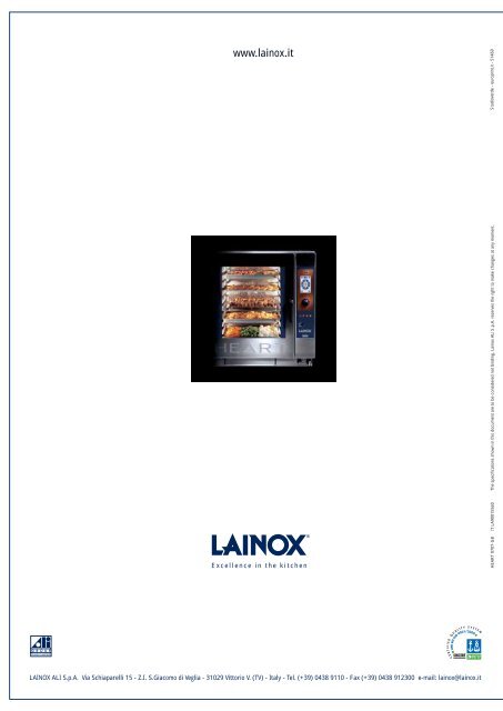 Cooking with the Heart - Lainox