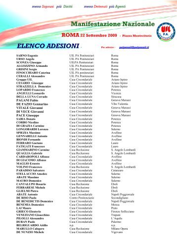 Elenco adesioni.pdf - Polpenuil.It