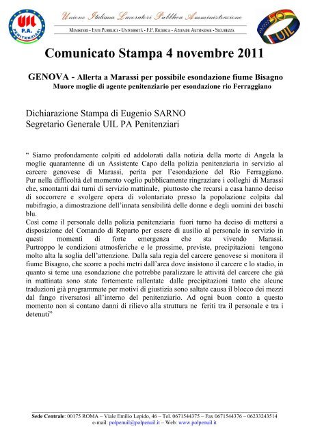 Genova.pdf - UILPA - Penitenziari