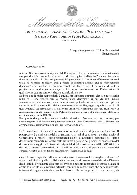 sorveglianza dinamica.pdf - Polpenuil.It