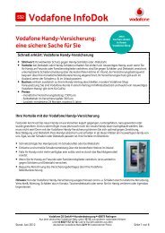 Infodok 100 Preisliste Fur Vodafone Mobilfunk Handy Mit Vertrag