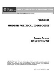modern political ideologies - School of Political Science and ...