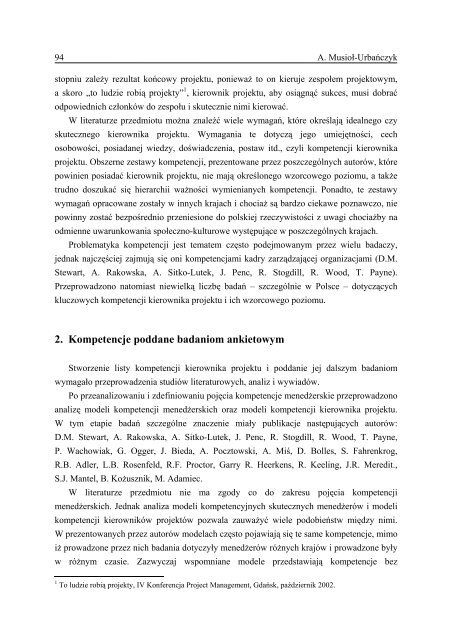 "Organizacja i ZarzÄdzanie" nr 10 (pdf) (1,4 MB) - Politechnika ÅlÄska