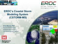 ERDC's Coastal Storm Modeling System (CSTORM-MS)