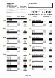 BESTELL-LISTE - Polysan