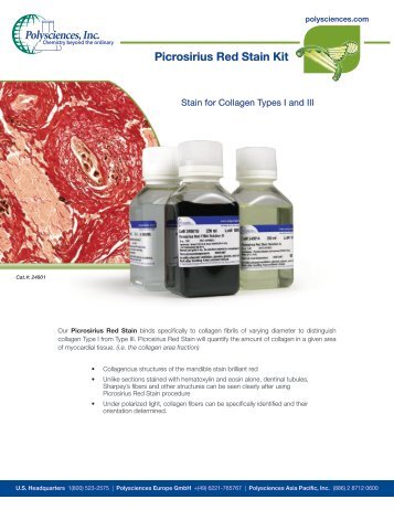 Picrosirius Red Stain Kit - Polysciences, Inc.