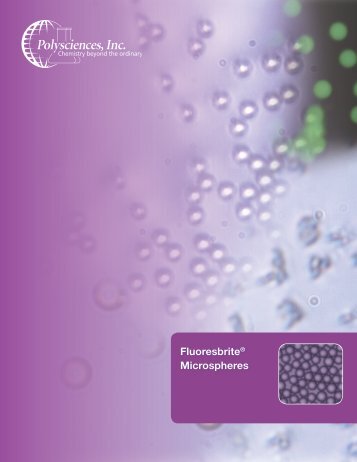FluoresbriteÂ® Microspheres - Polysciences, Inc.