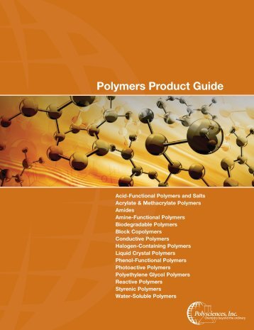 Polymers - Polysciences, Inc.