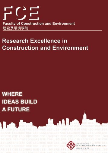 Excellence in Research - Faculty of Construction and Environment