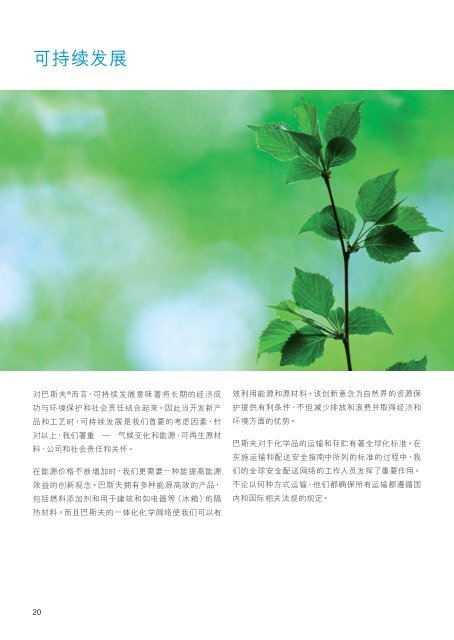 å·´æ¯å¤«èåµé æ´ç¶  - BASF Polyurethanes Asia Pacific