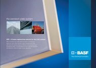 The Sandwich Plate System - BASF Polyurethanes Asia Pacific