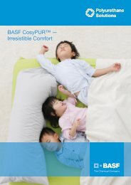 BASF CosyPUR - BASF Polyurethanes Asia Pacific