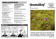 zum Gemeindebrief April - Mai 2011 - Gemeinde Alt Meteln