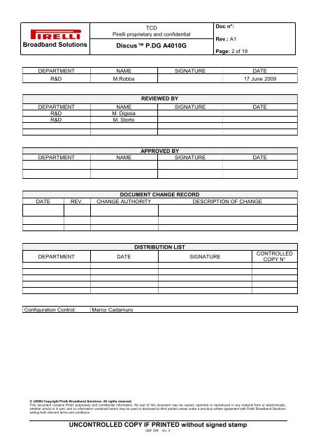 Technical Description Discusâ¢ P.DG A4010G - pomagam.net