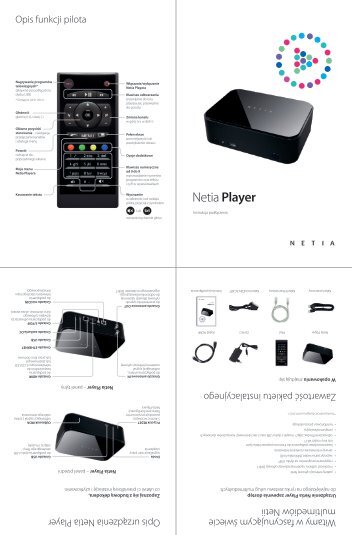 Instrukcja Netia Player light - pomagam.net