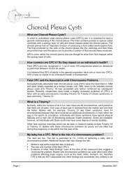 Choroid Plexus Cysts - Pomegranate Community Midwives