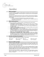 Jaundice - Pomegranate Community Midwives