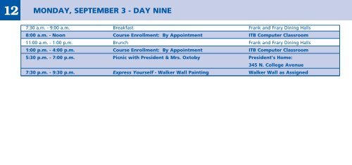 Student Orientation Schedule [pdf] - Pomona College