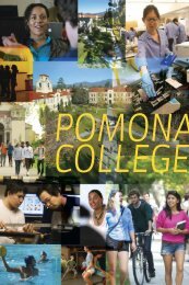 International Applicants - Pomona College