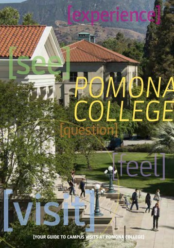 Campus Visits brochure - Pomona College