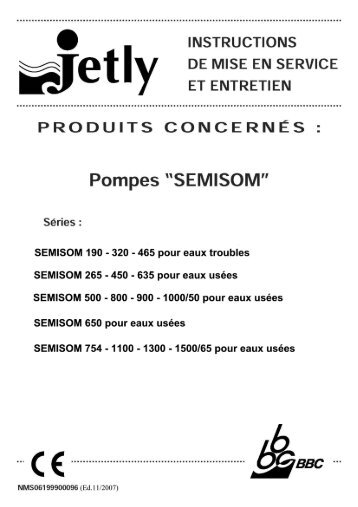 bbc semisom jetly 07.p65 - Pompes Direct