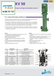 KV 50 - Pompes Direct