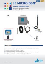 LE MICRO DSNÂ® - Pompes Direct