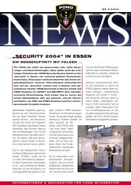 âSECURITY 2004â IN ESSEN - Pond-bahn.com