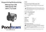 Mikropump 250, 230 Volt