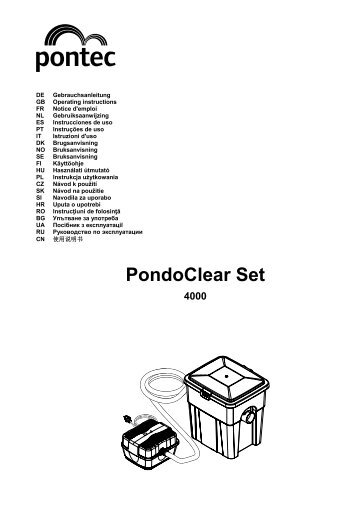 PondoClear Set - Pontec
