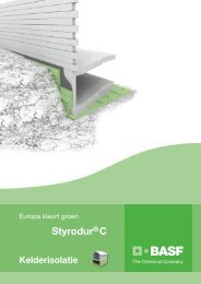 Styrodur C - XPS - Kelderisolatie - Brochure Dutch - Weston Isolatie