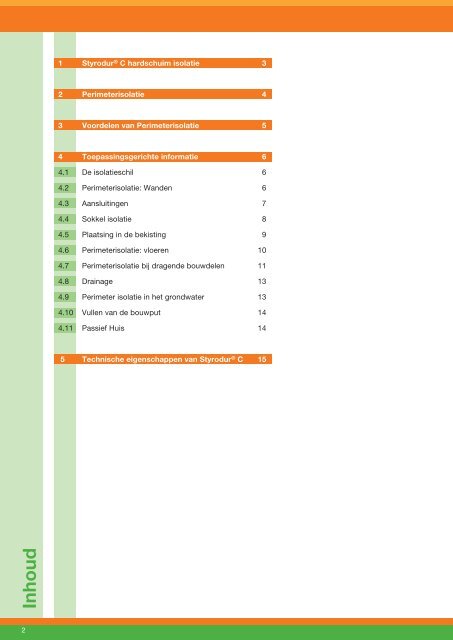 Styrodur C - XPS - Kelderisolatie - Brochure Dutch - Weston Isolatie