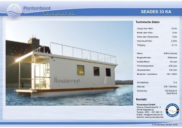 SEADES 33 KA - Pontonboot.de
