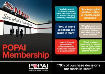 POPAI Membership - POPAI Australia & New Zealand