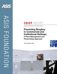 Preventing Burglary in Commercial and Institutional Settings