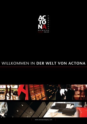 DER WELT VON ACTONA - ACTONA Company