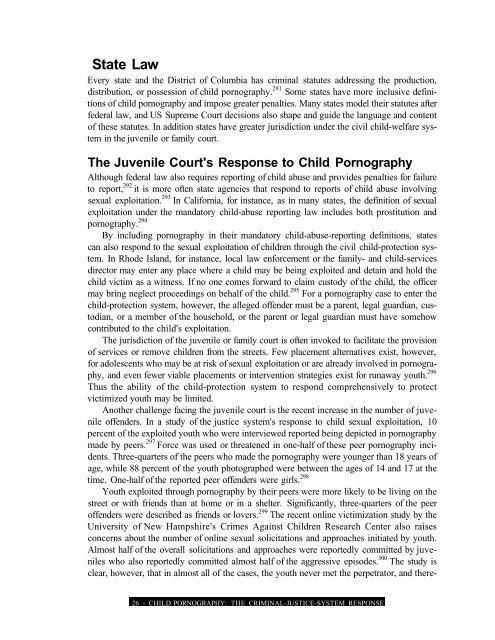 Child Pornography: - Center for Problem-Oriented Policing