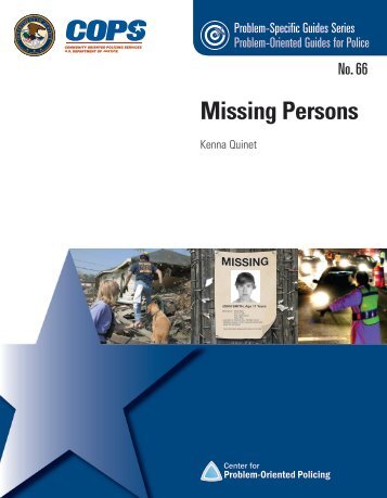 Missing Person - Center for Problem-Oriented Policing