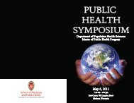 Public Health Symposium Book - Department of Population Health ...
