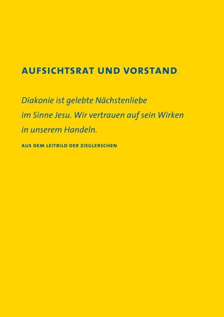 Die Arbeit der Zieglerschen im Jahr 2013: Erfüllt mit Leben