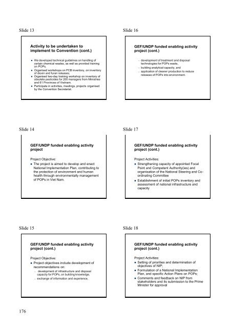 United Nations Environment Programme - Stockholm Convention on ...