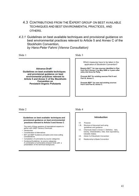 United Nations Environment Programme - Stockholm Convention on ...