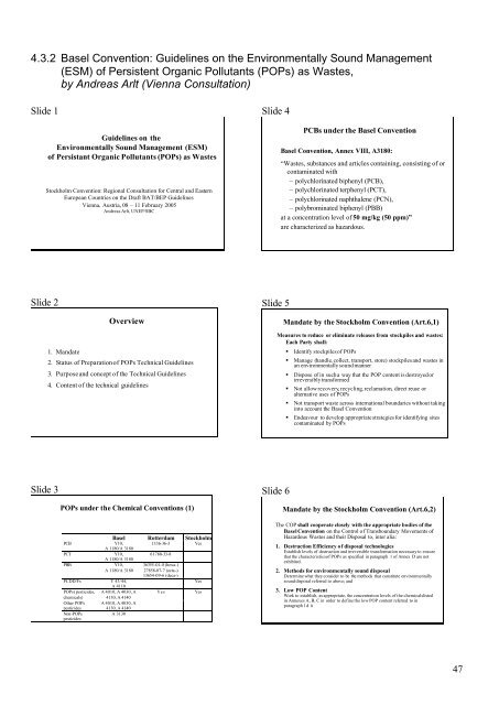 United Nations Environment Programme - Stockholm Convention on ...