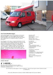 Klik hier om deze pagina te printen - Poptop Westfalia campers