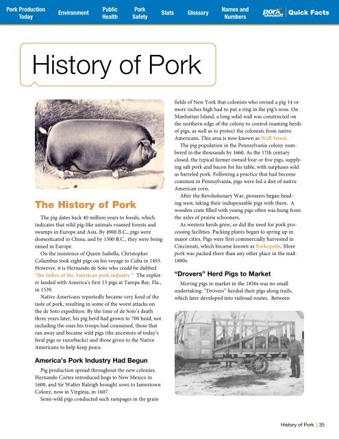 The Pork Industry at a Glance - National Pork Board