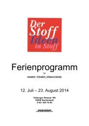 Ferienprogramm Sommer 2014 bei 