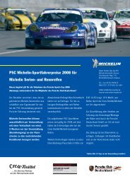 PSC Michelin-Formular - Porsche Club Deutschland